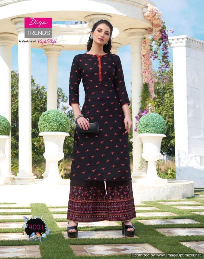Diya Trends By Biba`s 4 Designer Kurti With Bottom Collection