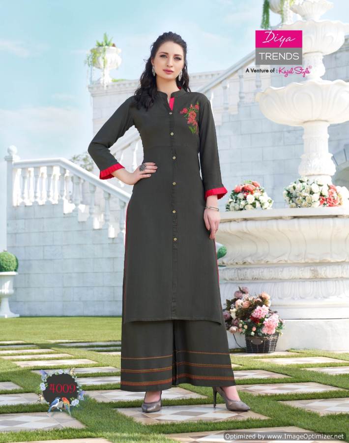 Diya Trends By Biba`s 4 Designer Kurti With Bottom Collection