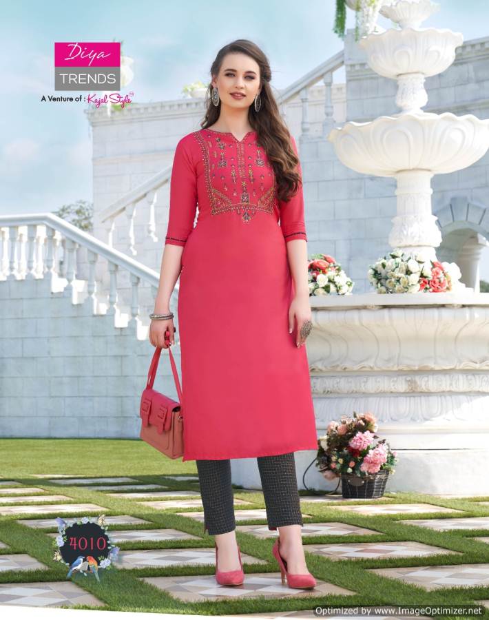 Diya Trends By Biba`s 4 Designer Kurti With Bottom Collection