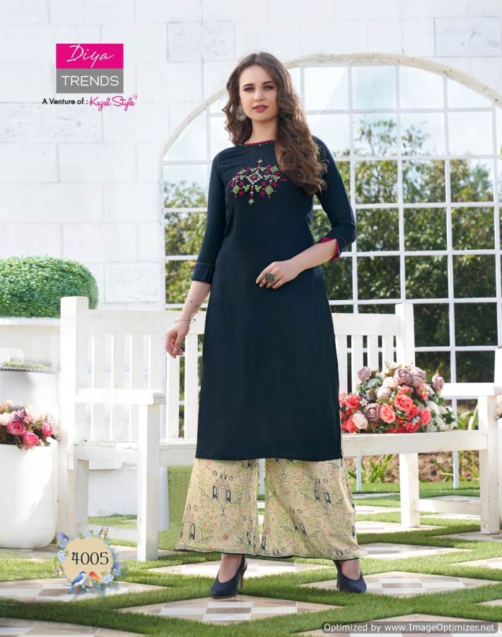 Diya Trends By Biba`s 4 Designer Kurti With Bottom Collection