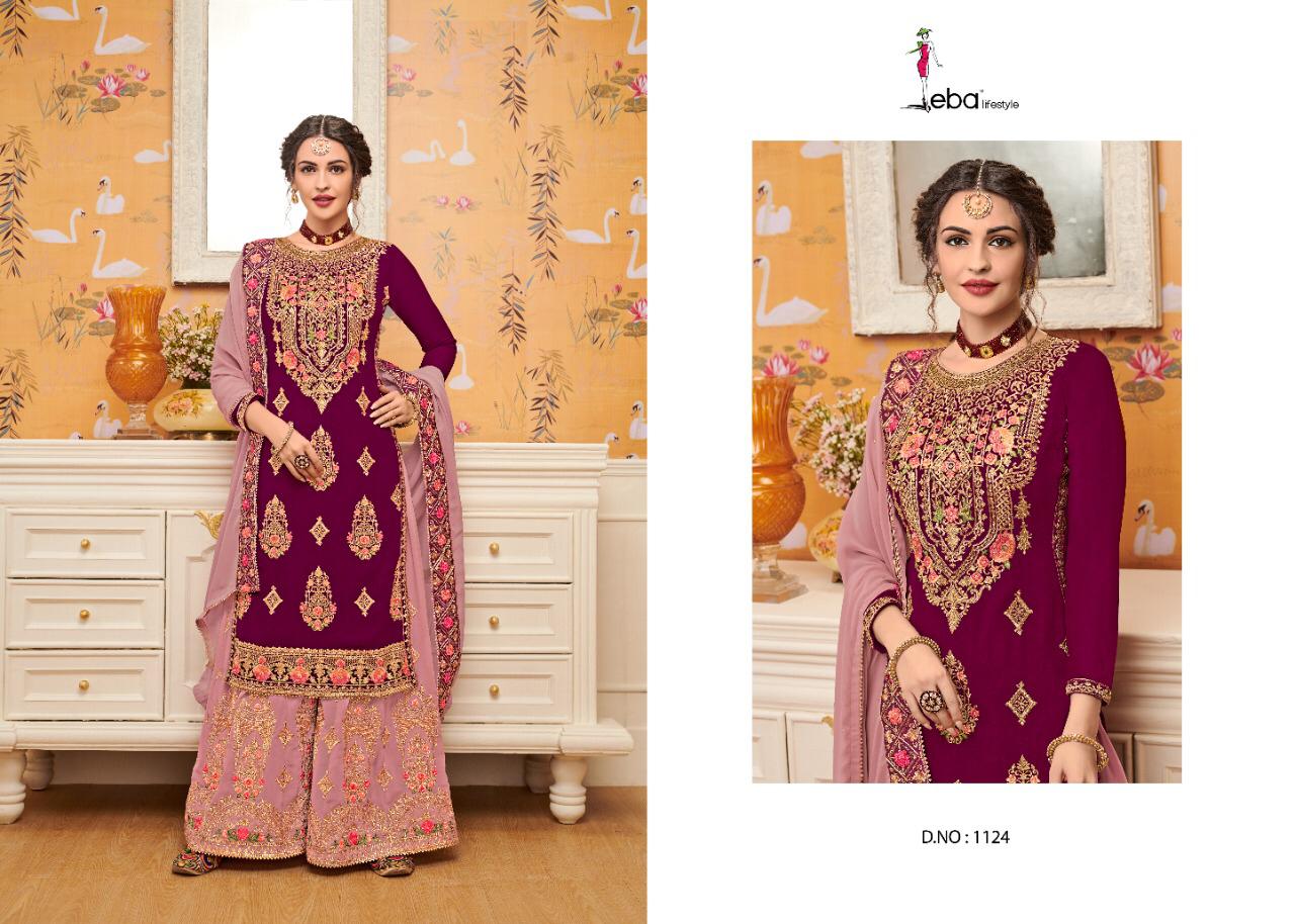 Eba Present  Hurma Vol 23 Heavy Festive Wear Georgette Salwar Suits