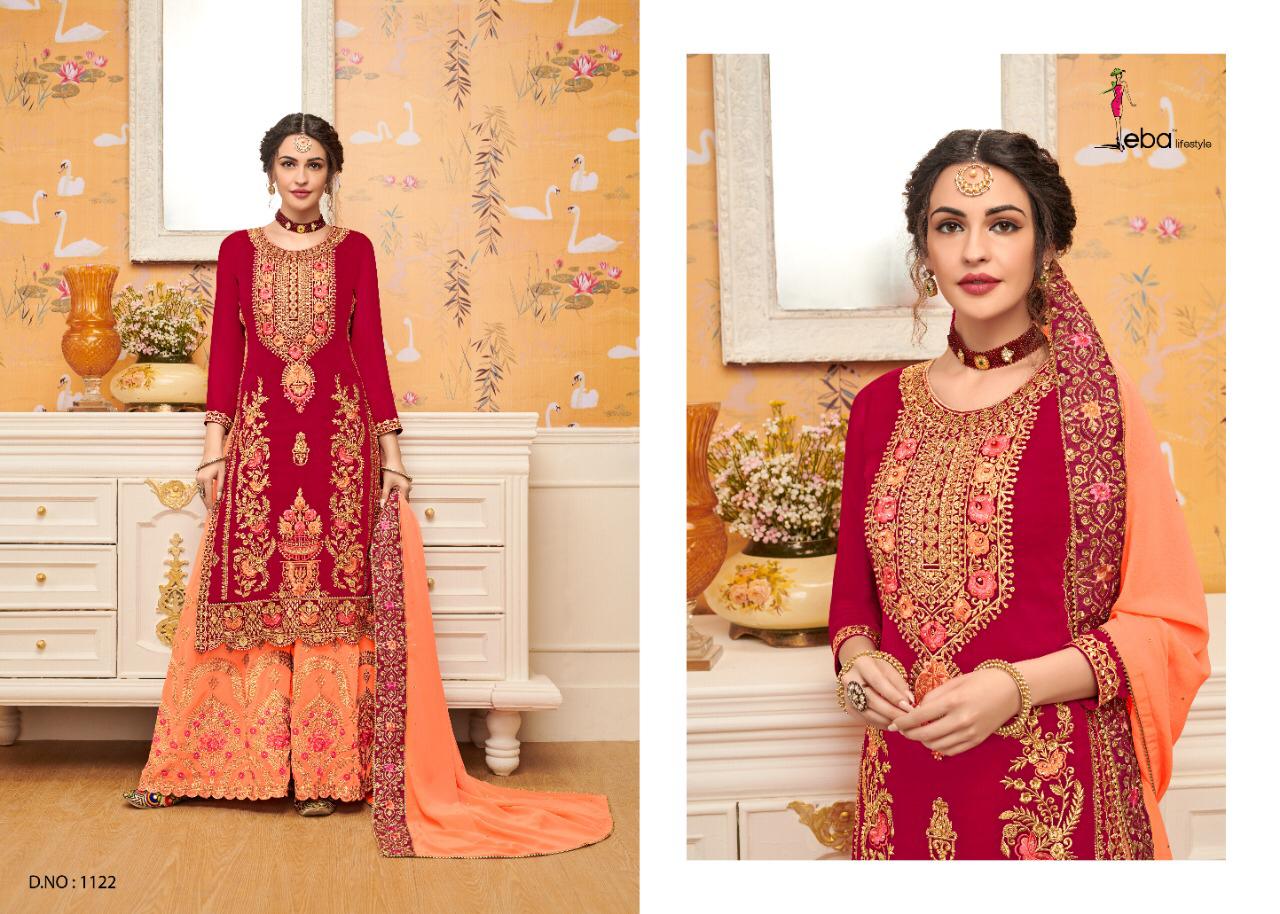 Eba Present  Hurma Vol 23 Heavy Festive Wear Georgette Salwar Suits