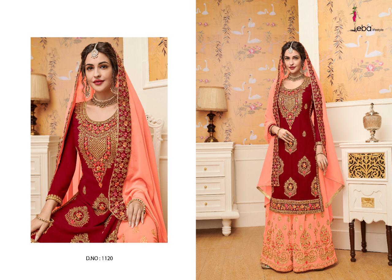 Eba Present  Hurma Vol 23 Heavy Festive Wear Georgette Salwar Suits