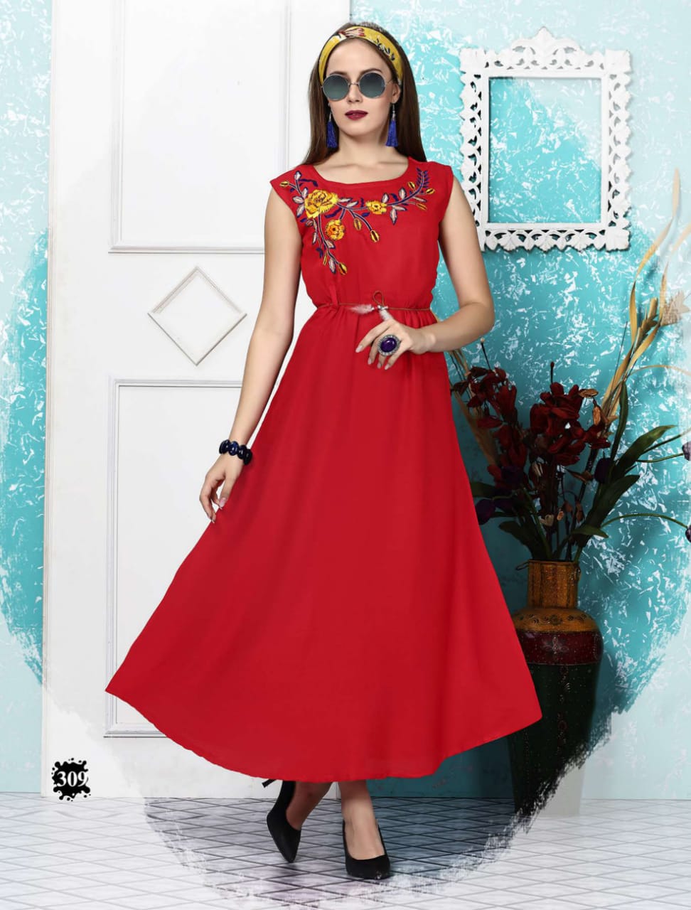 Ft By Koyall Heavy Rayon Long Kurti Collection