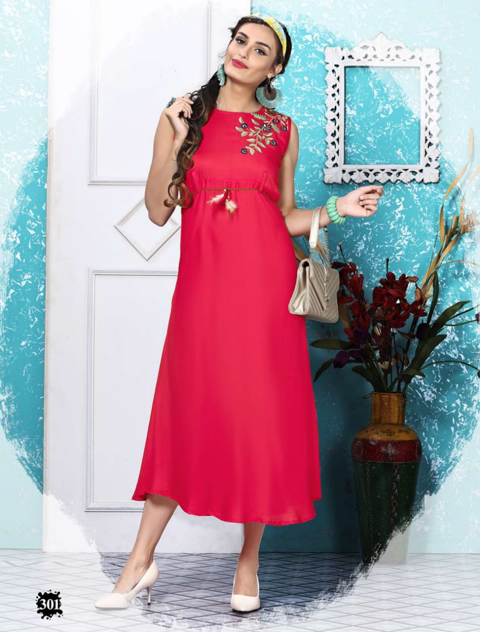 Ft By Koyall Heavy Rayon Long Kurti Collection