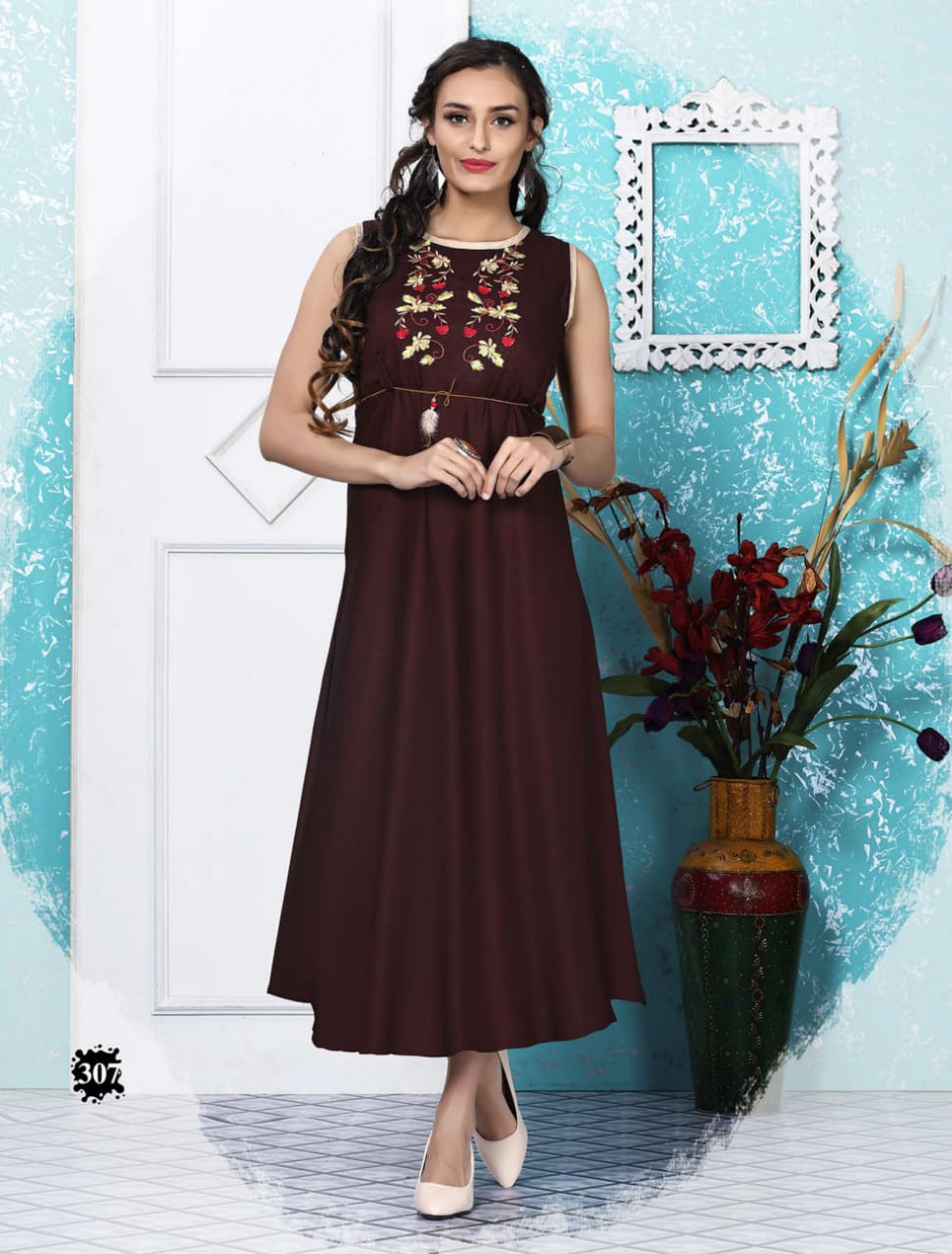 Ft By Koyall Heavy Rayon Long Kurti Collection