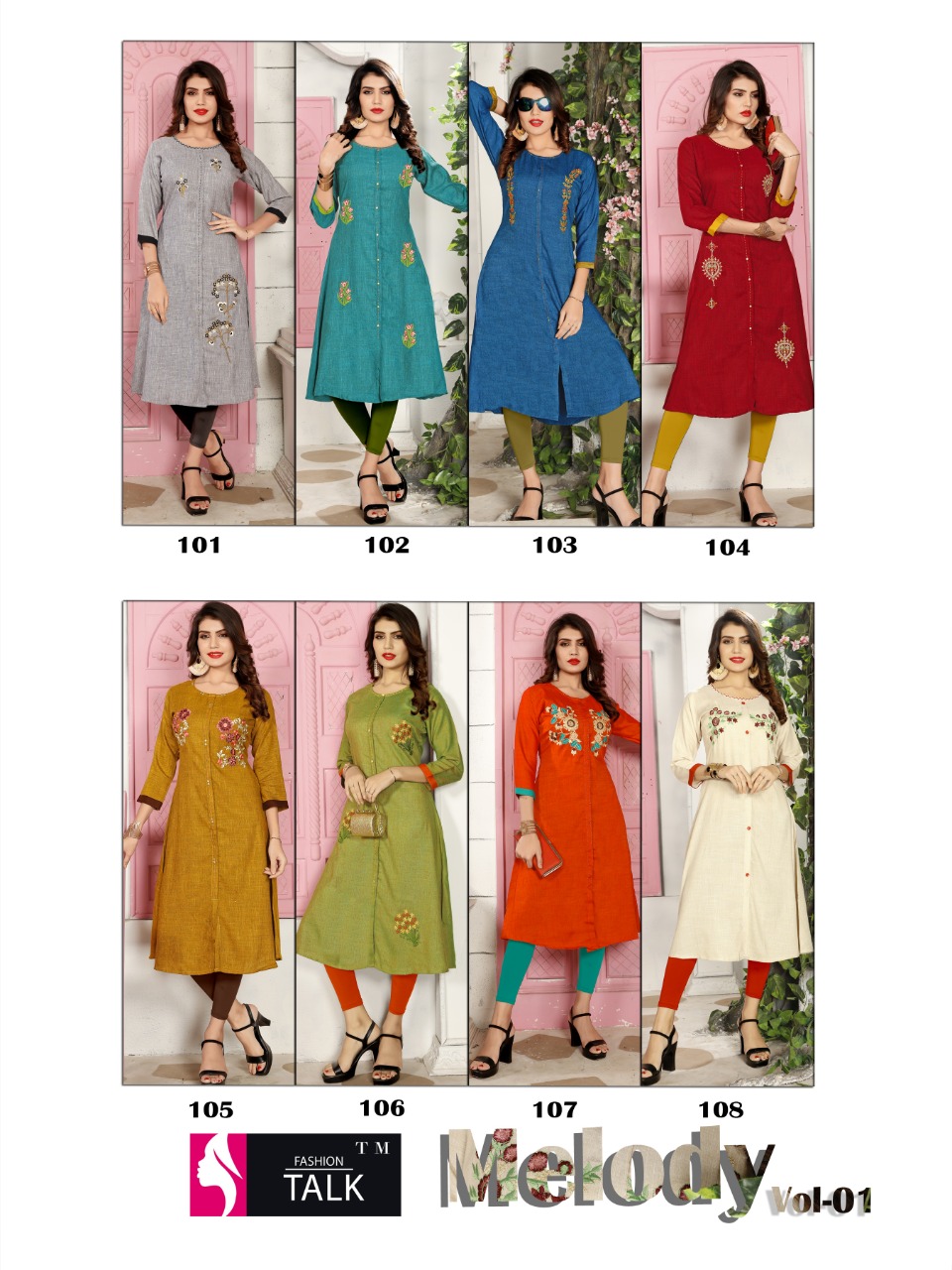 Ft By Melody Vol 1 Running Wear Stylish Kurtis Catalogue