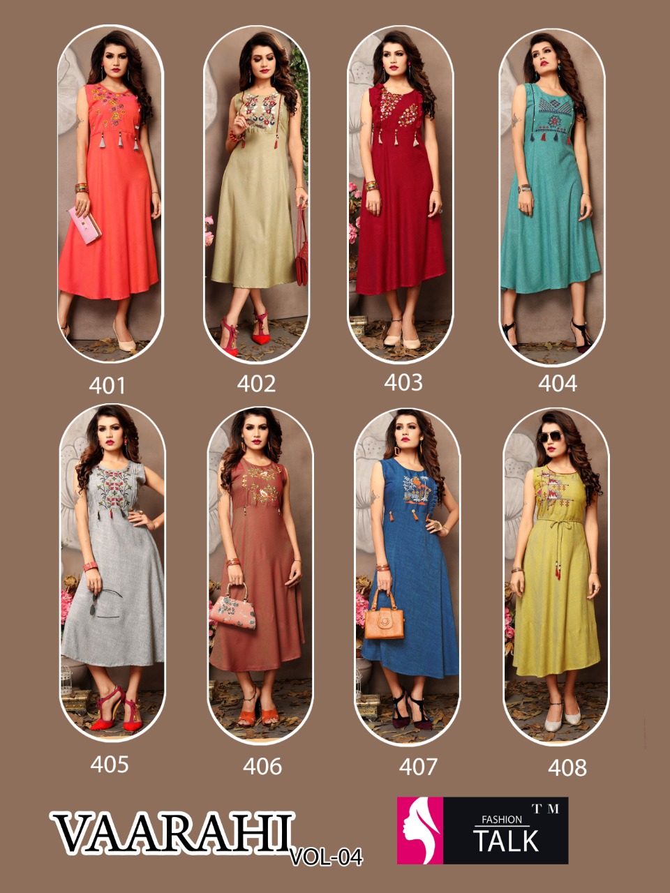 Ft By Vaarahi Vol 4 Designer Kurtis Catalogue
