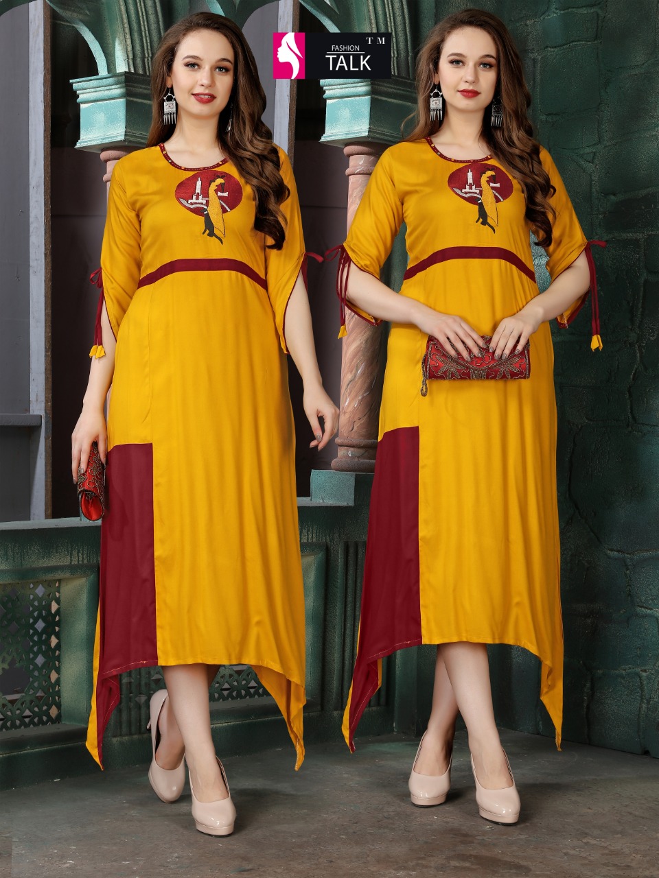 Ft By Weekend Vol 1 Heavy Rayon Kurtis Catalogue.