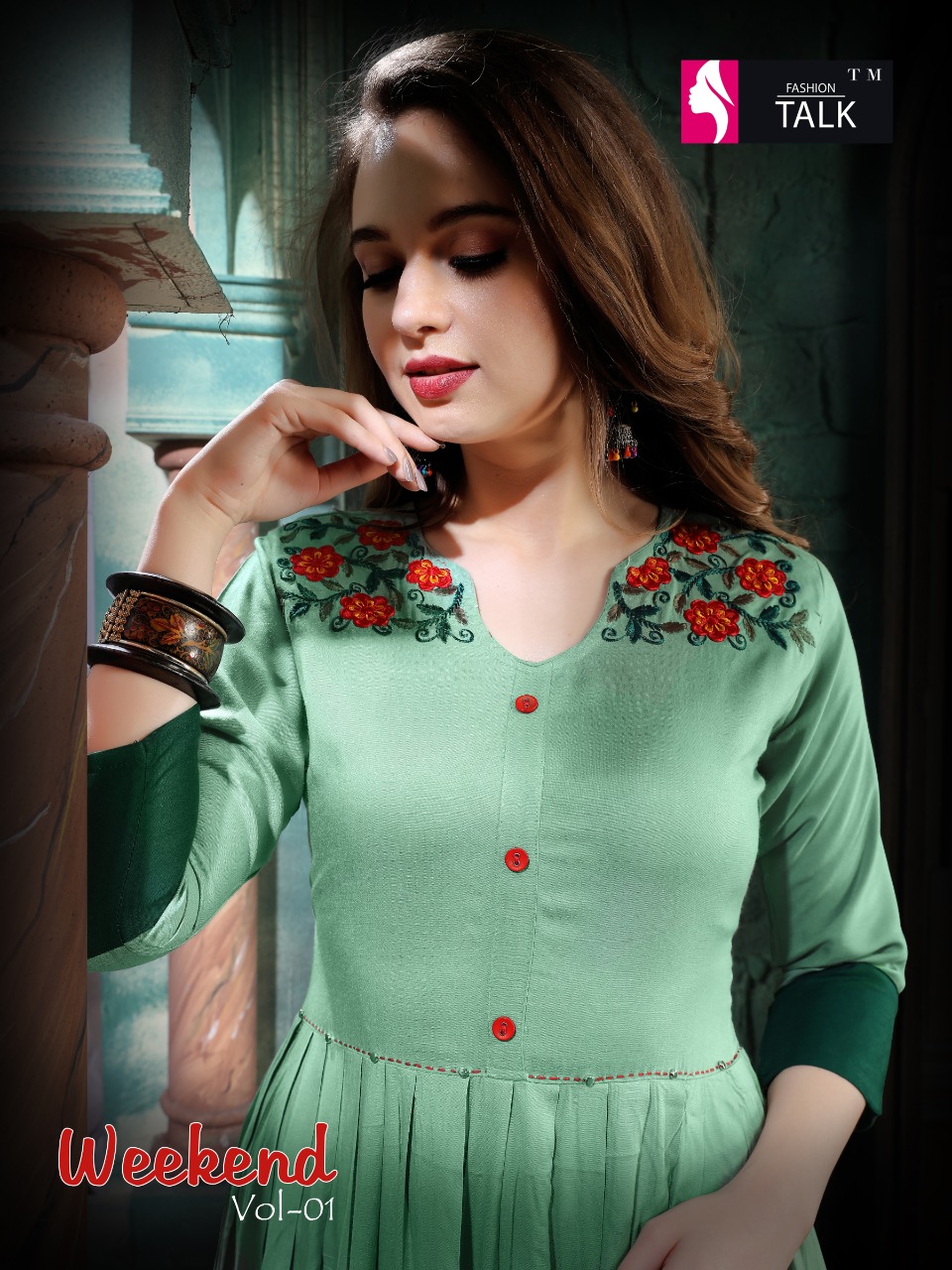 Ft By Weekend Vol 1 Heavy Rayon Kurtis Catalogue.