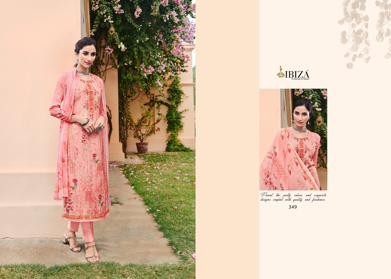 Ibiza Present Elise Party Wear Dress Material  Catalogue