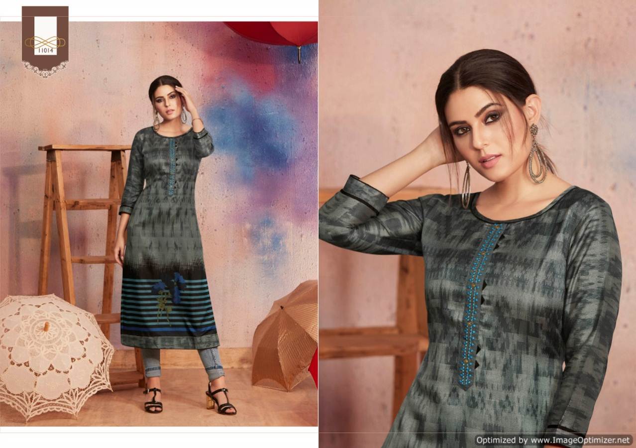 Kalaroop  By Dark Fantasy Vol  6 Kurtis Catalogue Discount