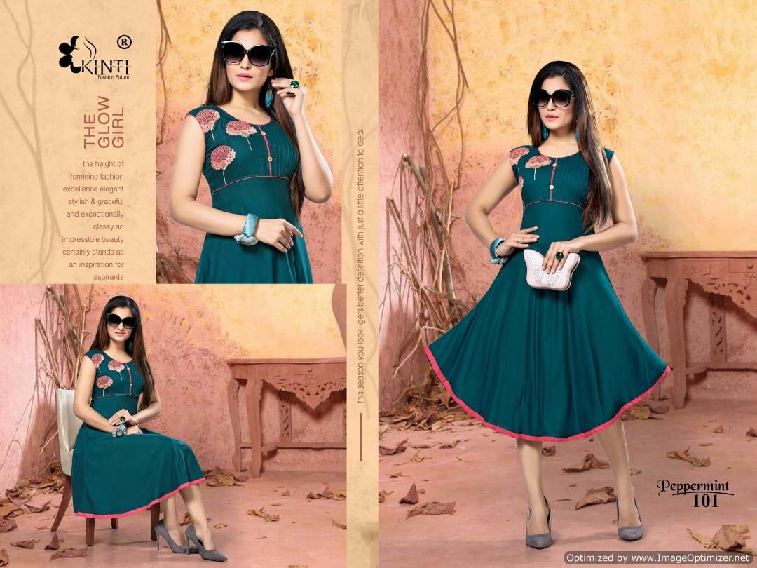 Kinti  By Peppermint Discount 2% Short Kurti Collection