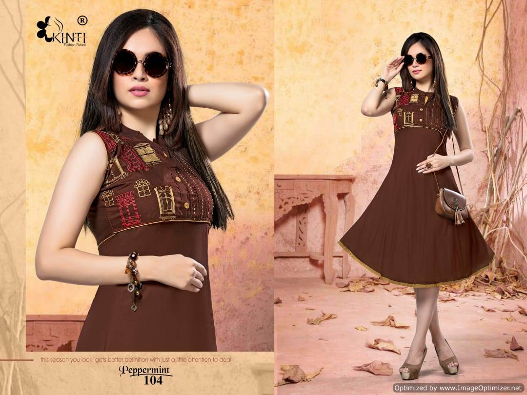 Kinti  By Peppermint Discount 2% Short Kurti Collection
