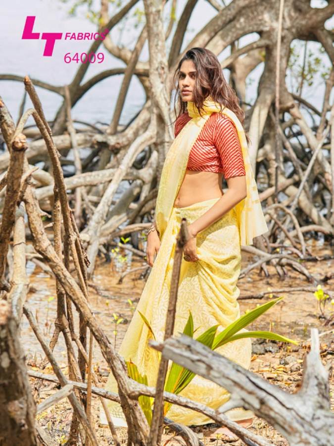 Lt  By Ishira Rich Look Brasso Saree Collection