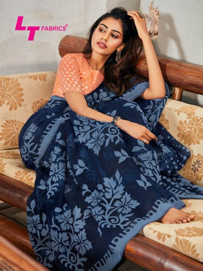 Lt  By Ishira Rich Look Brasso Saree Collection