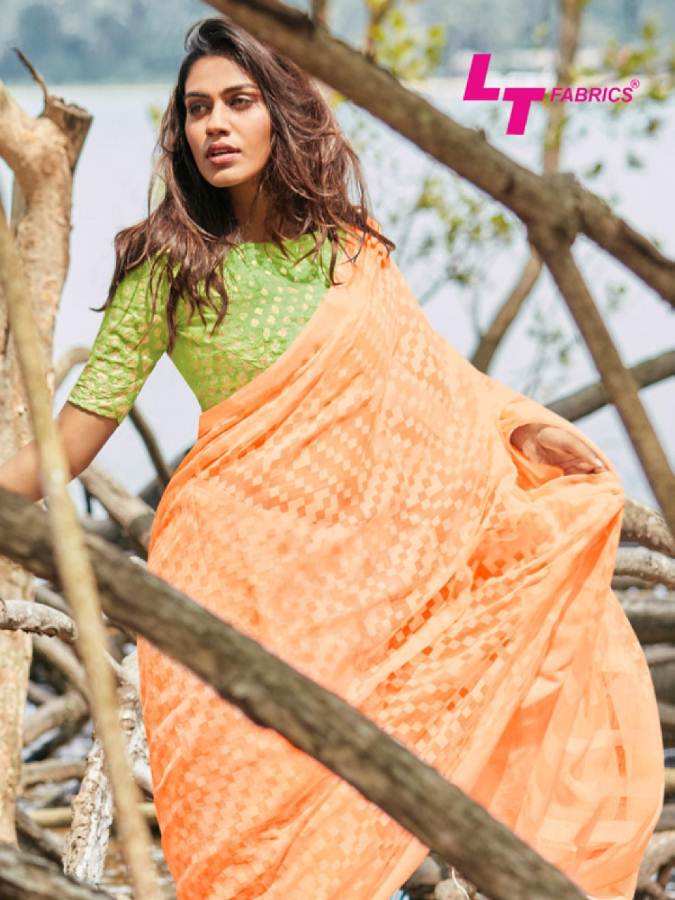 Lt  By Ishira Rich Look Brasso Saree Collection