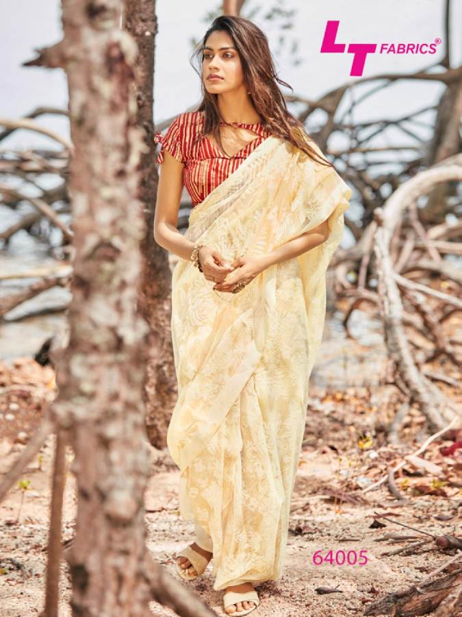 Lt  By Ishira Rich Look Brasso Saree Collection