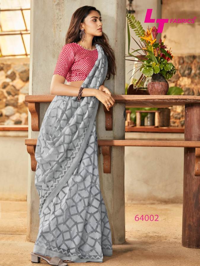 Lt  By Ishira Rich Look Brasso Saree Collection