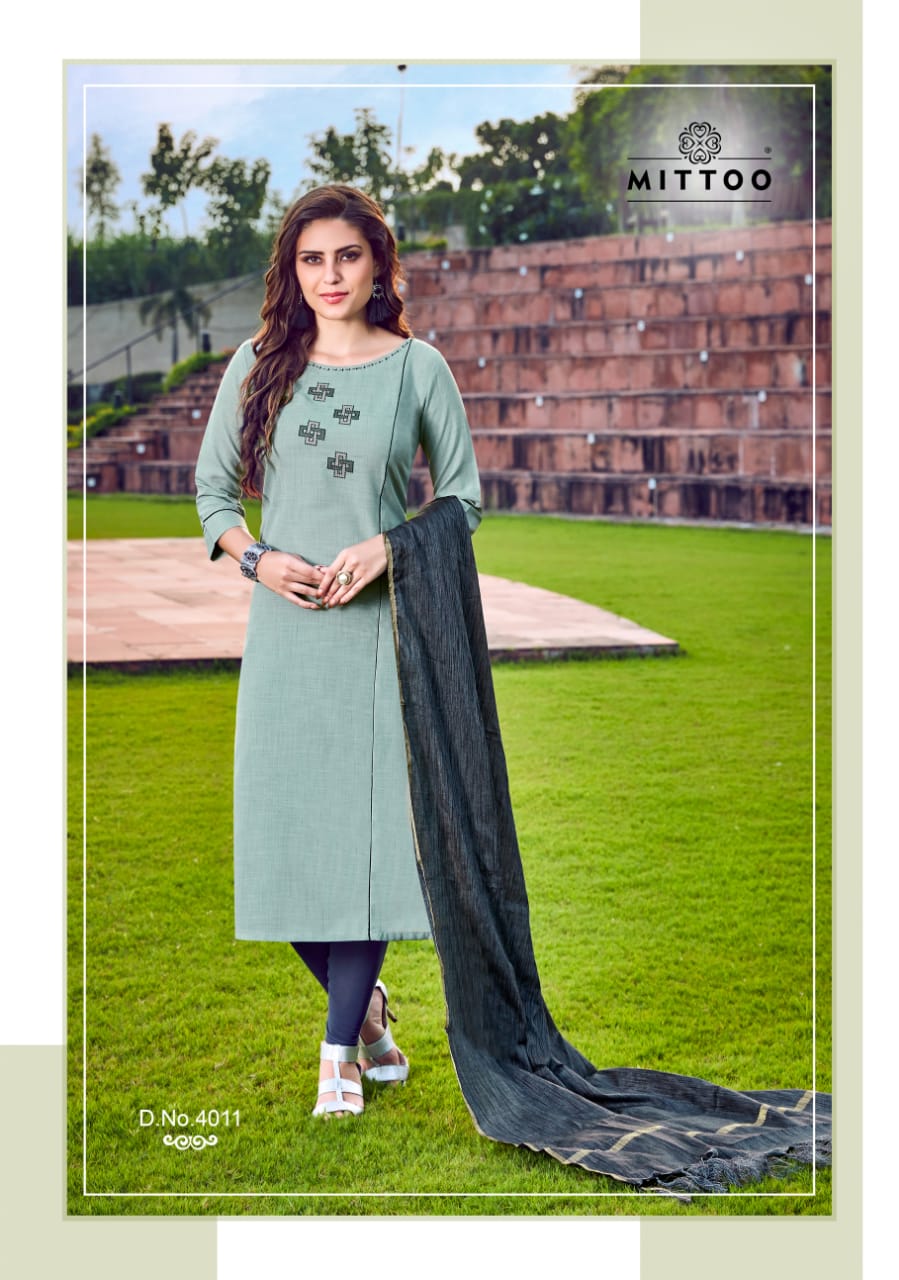 Mittoo By Rasam Kurtis With Dupatta Catalogue.