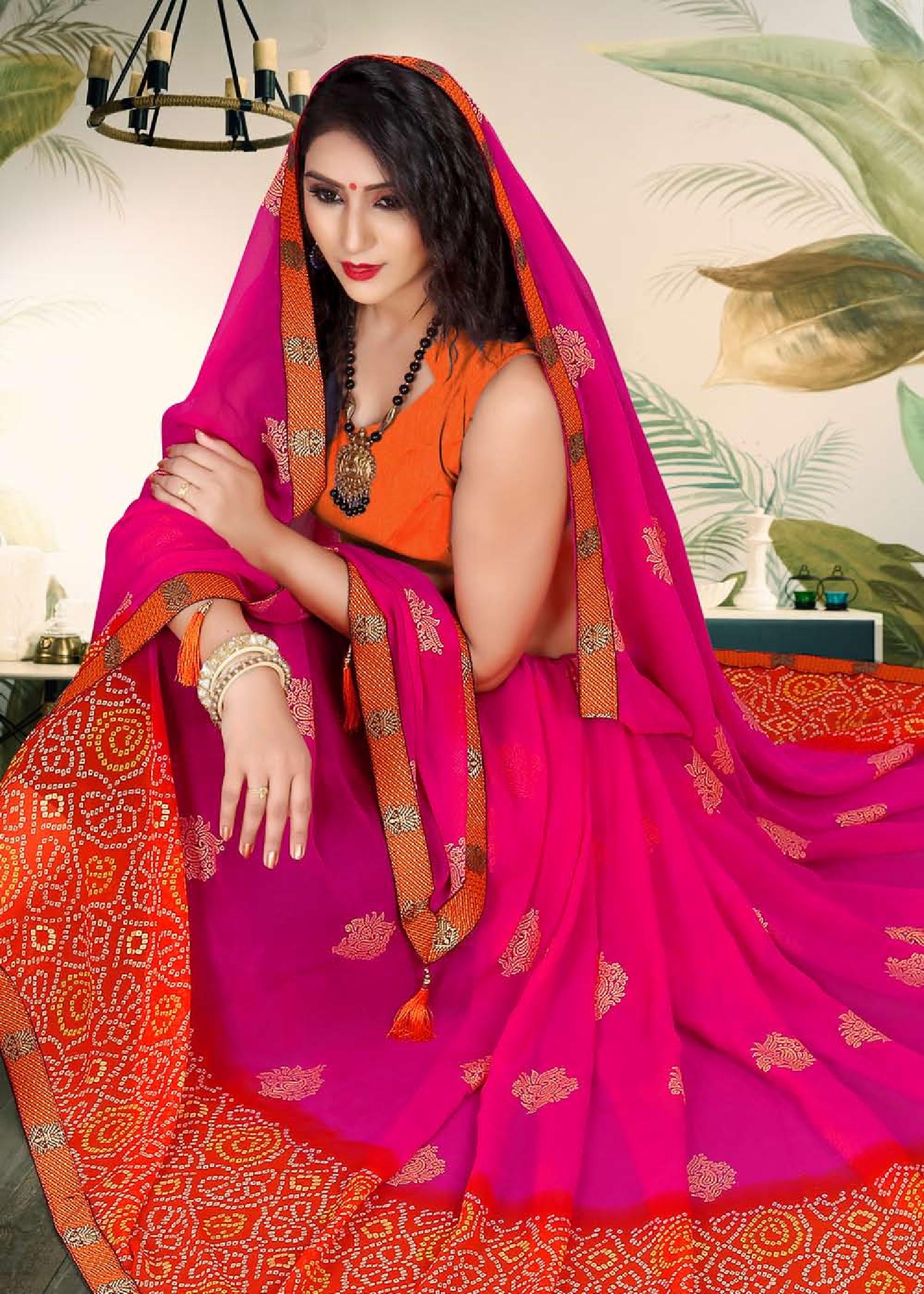 Odhani Weight Less Casual Wear Sarees Catalogue