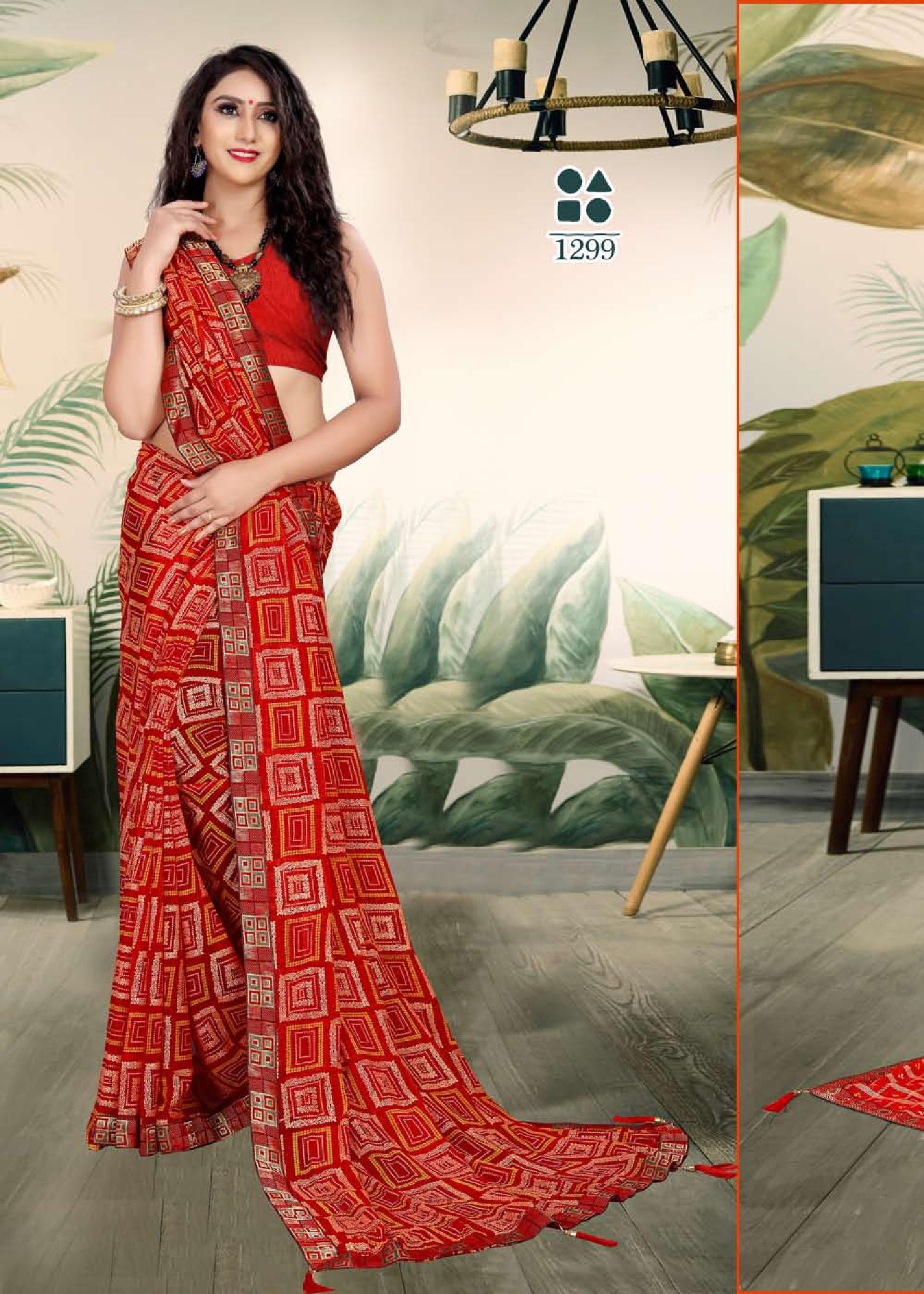 Odhani Weight Less Casual Wear Sarees Catalogue