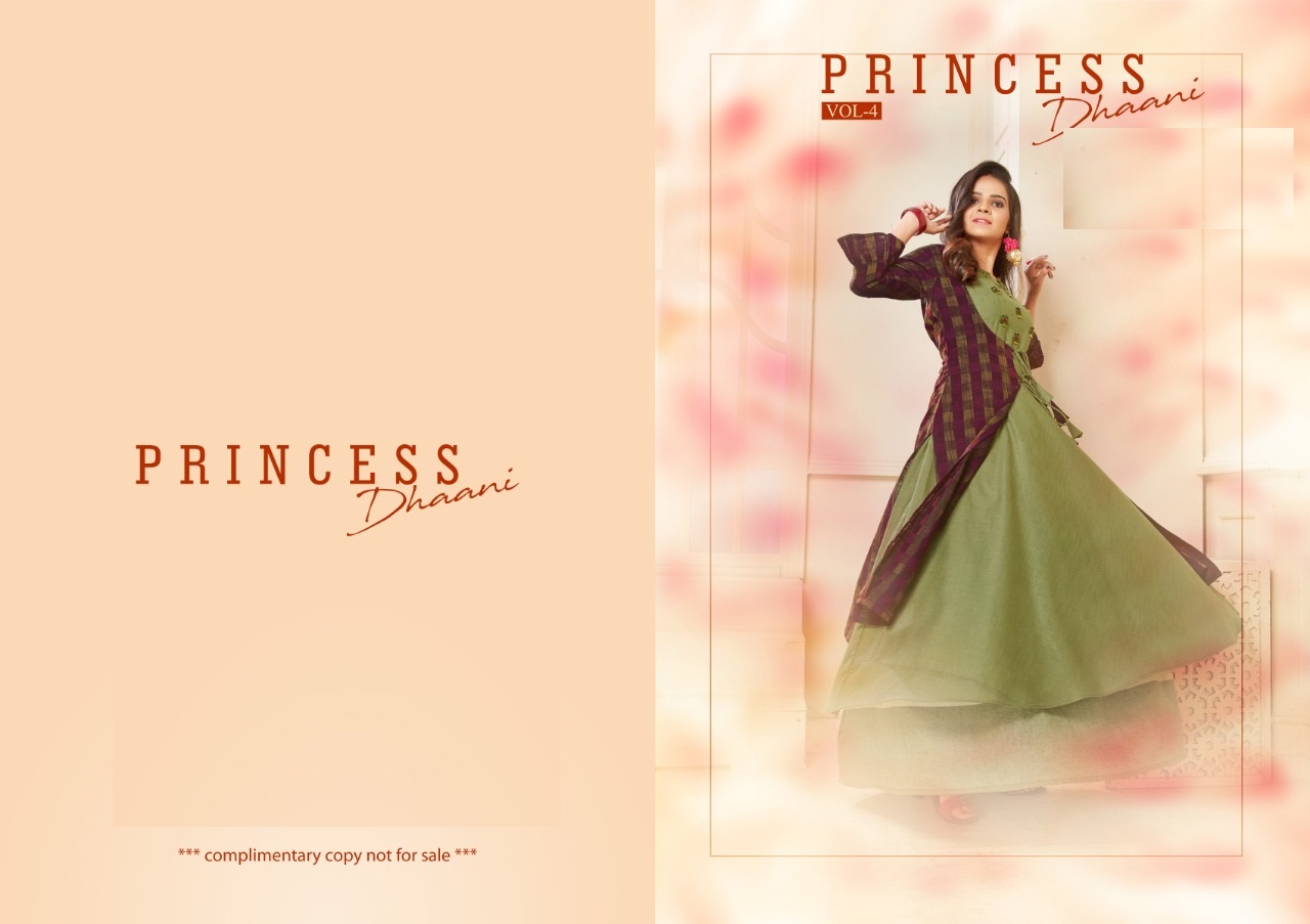 Princess Dhani 4 By Art Ridh Party Wear Kurtis Gown