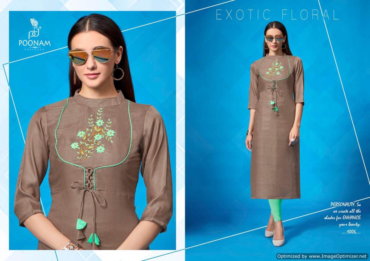 Poonam  By Handwork Kalakari Discount 2% Handwork Kurti