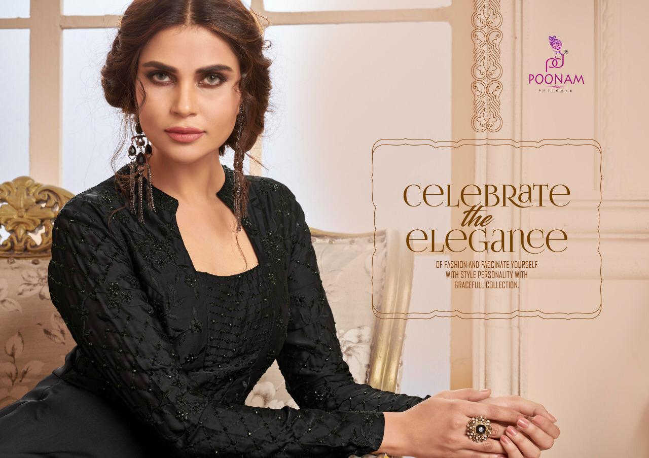 Poonam Present Gown Long Kurtis Catalog