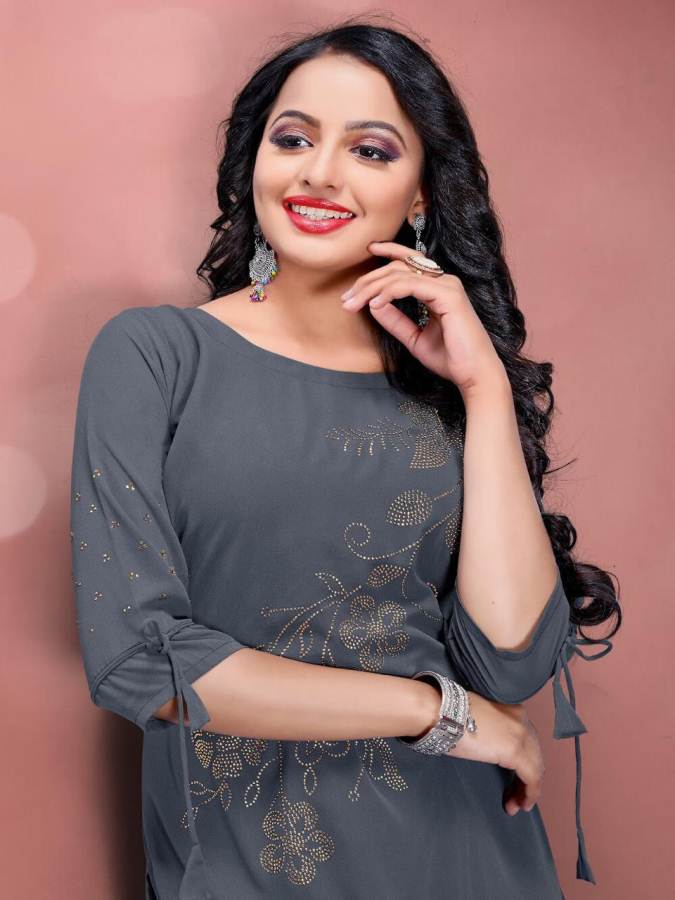 Rt Present Swarovski 2 Designer Georgette Kurti With Palazzo
