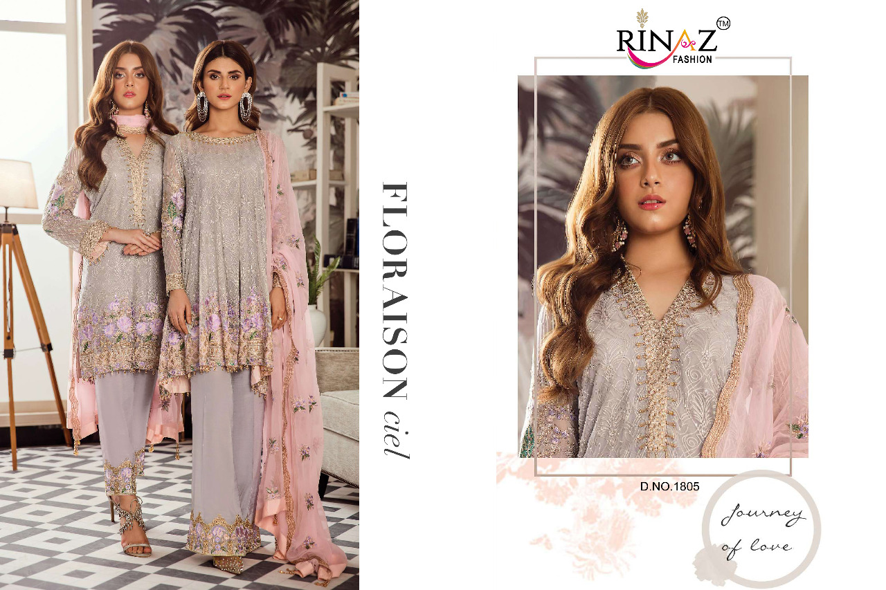 Rinaz By Afrozeh Pakistani Suit Collection