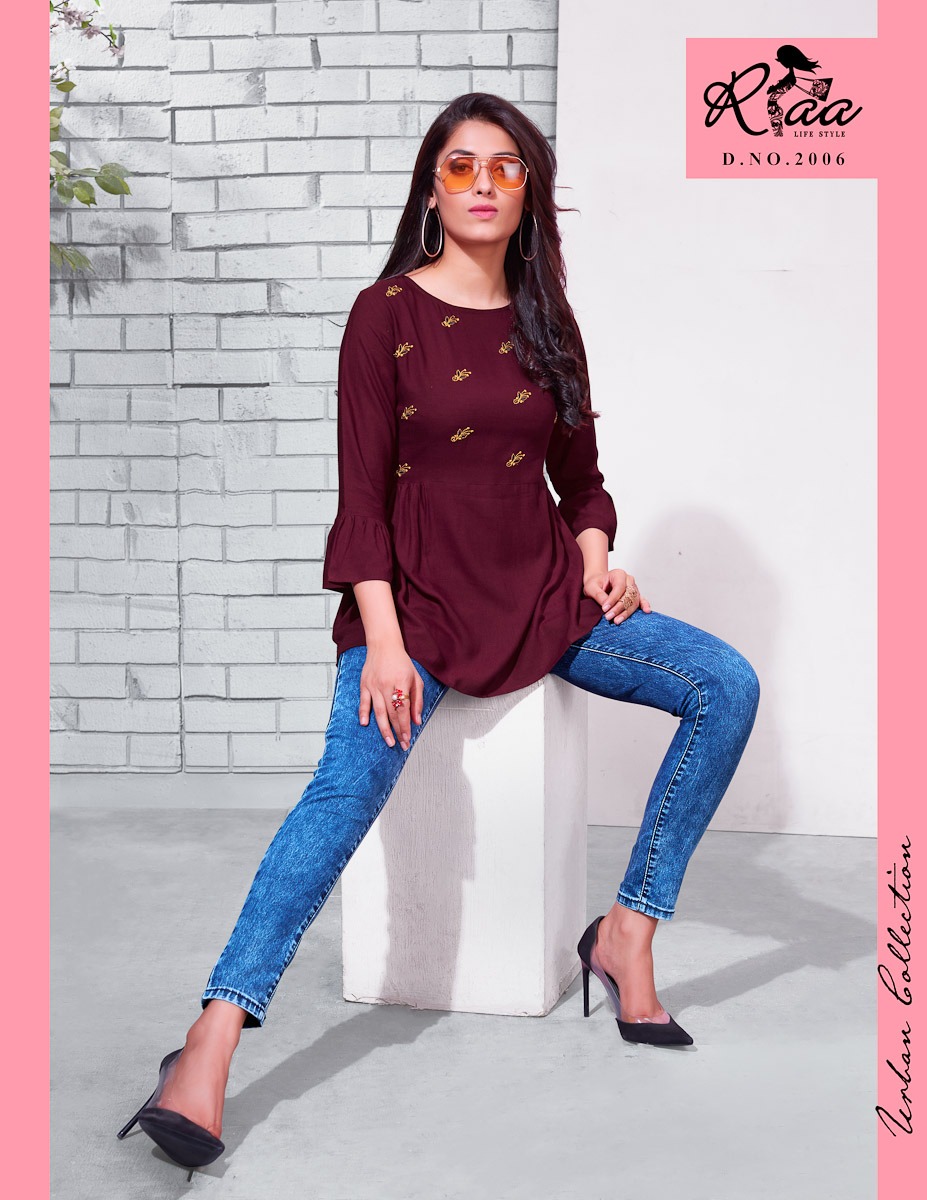 Riya Presents Pinky Western Top Collection.