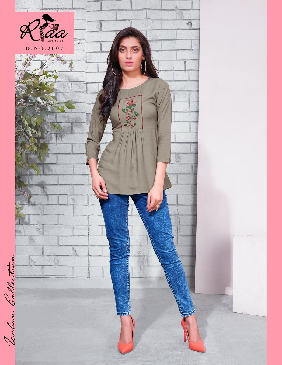 Riya Presents Pinky Western Top Collection.