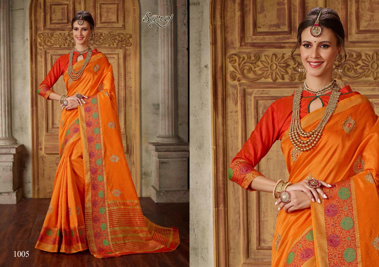 Saroj  Present Shubhmuhrat Sarees Catalogue
