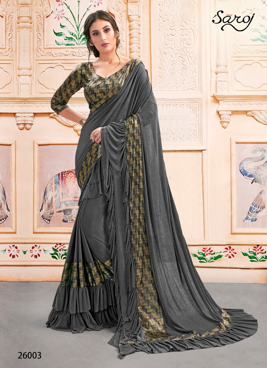 Saroj Present Hotstar  Party Wear Sarees Catalogue