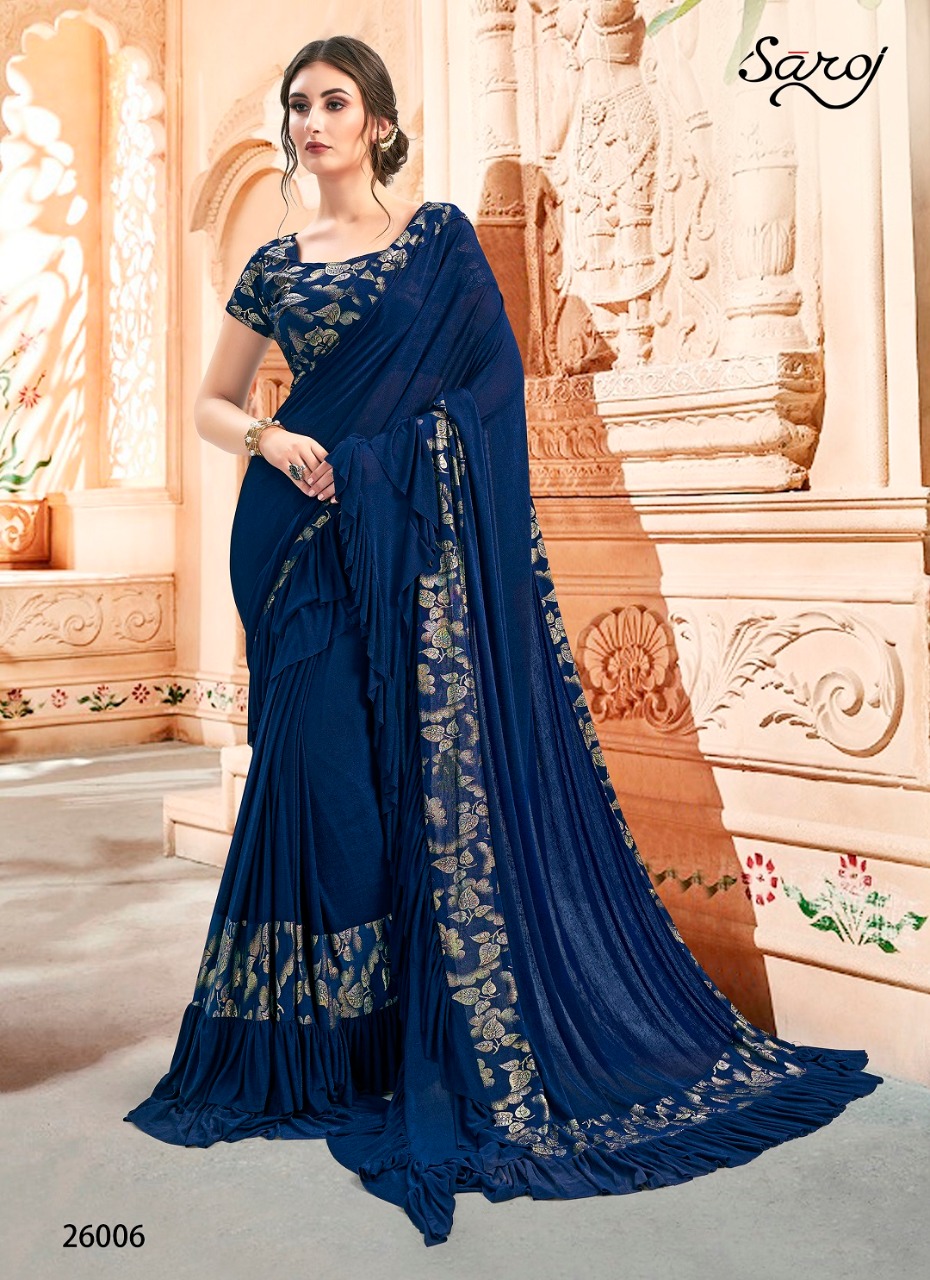 Saroj Present Hotstar  Party Wear Sarees Catalogue
