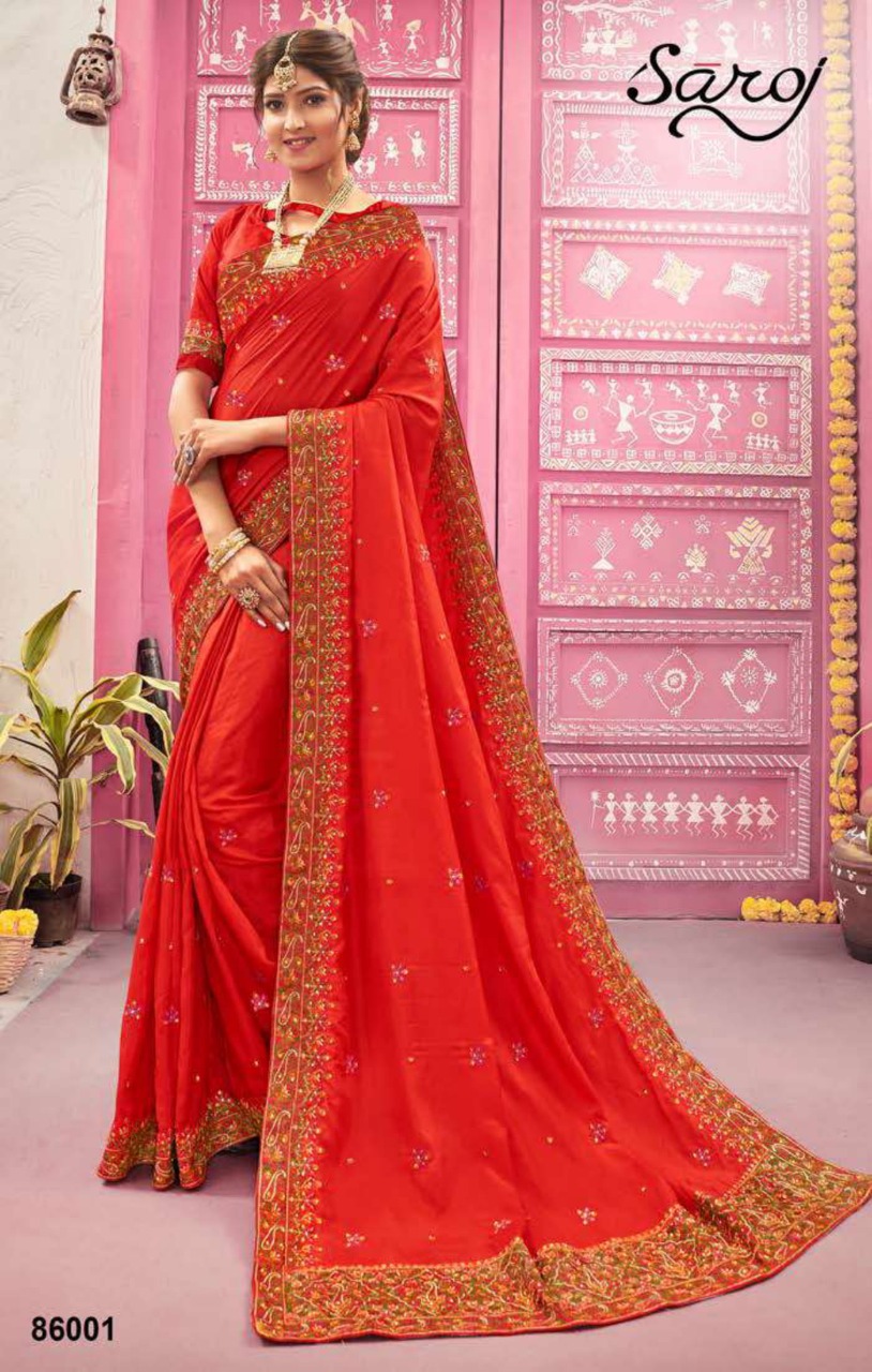 Saroj Present Latika Sarees  Catalogue