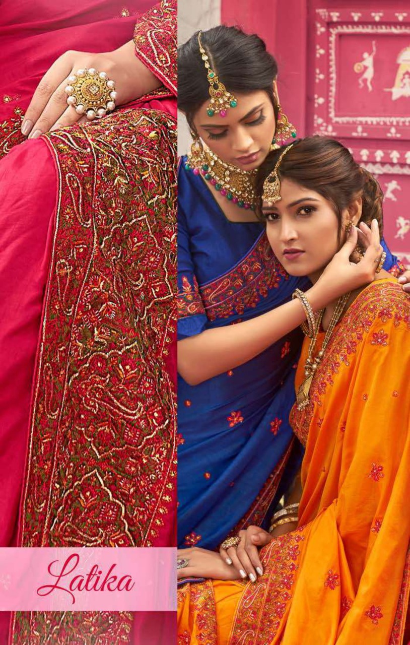 Saroj Present Latika Sarees  Catalogue
