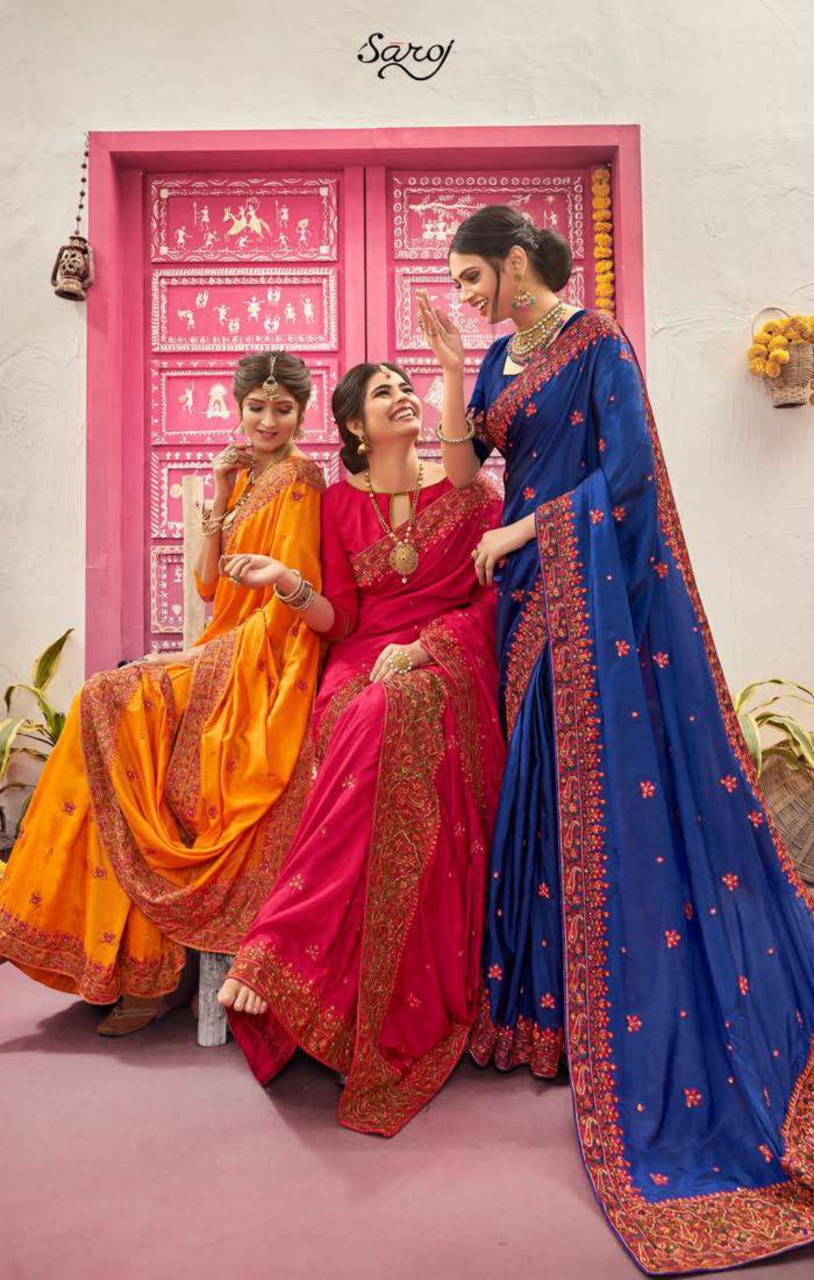Saroj Present Latika Sarees  Catalogue
