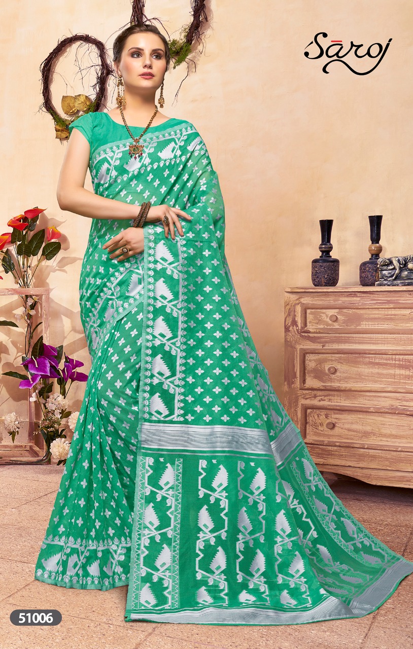 Saroj Present Meenakkshi Party Wear Designer Sarees Catalogue.