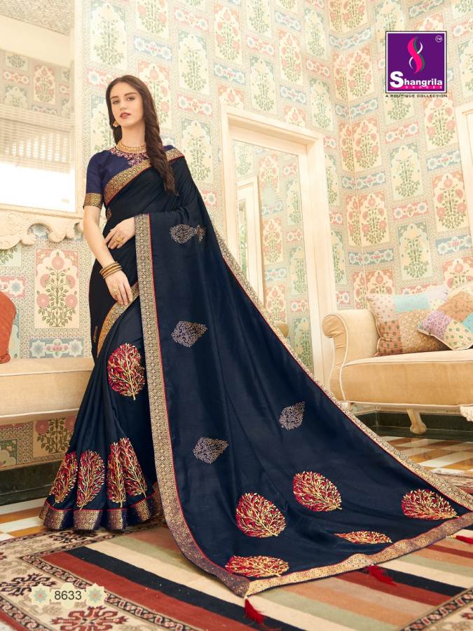 Shangrila By Palaash Designer Wedding Wear Sarees Catalogue