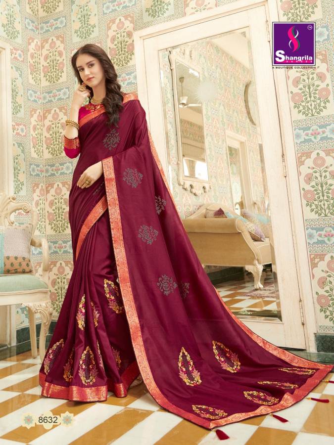 Shangrila By Palaash Designer Wedding Wear Sarees Catalogue