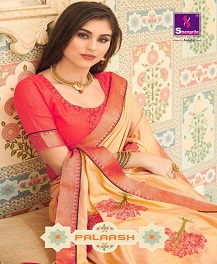 Shangrila By Palaash Designer Wedding Wear Sarees Catalogue