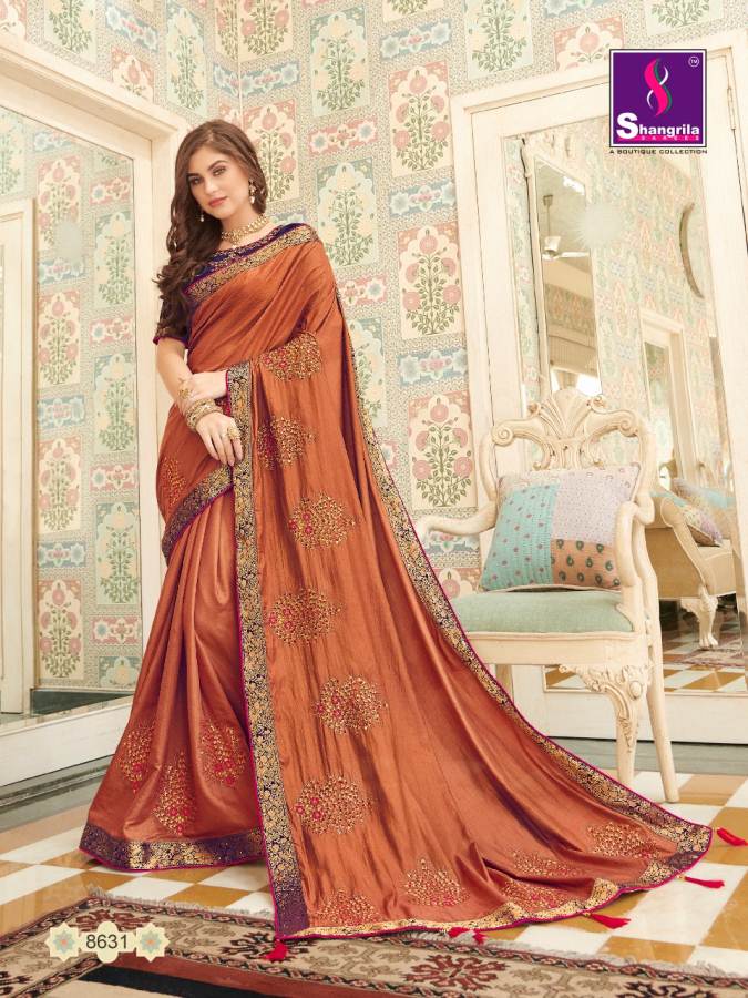 Shangrila By Palaash Designer Wedding Wear Sarees Catalogue