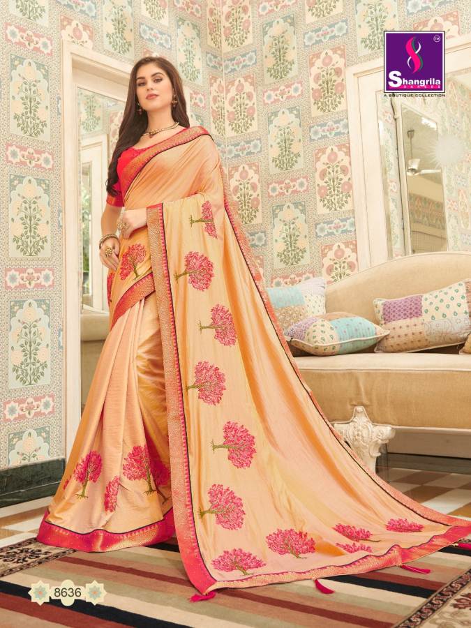 Shangrila By Palaash Designer Wedding Wear Sarees Catalogue
