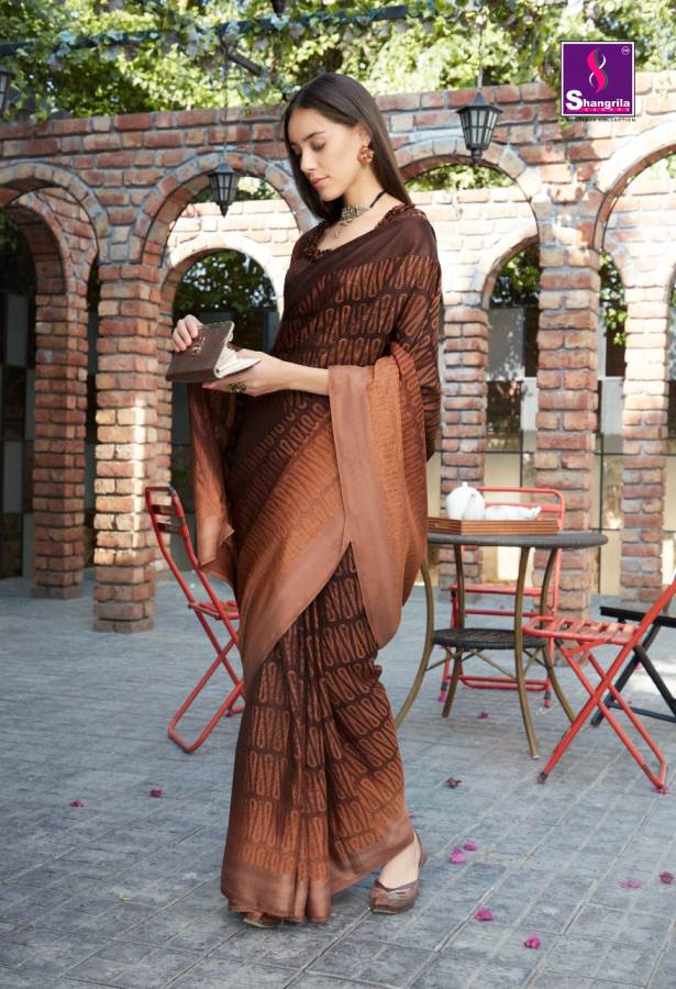 Shangrila By  The Royal Brasso 2 Pure Viscose Rich Look Saree Collection