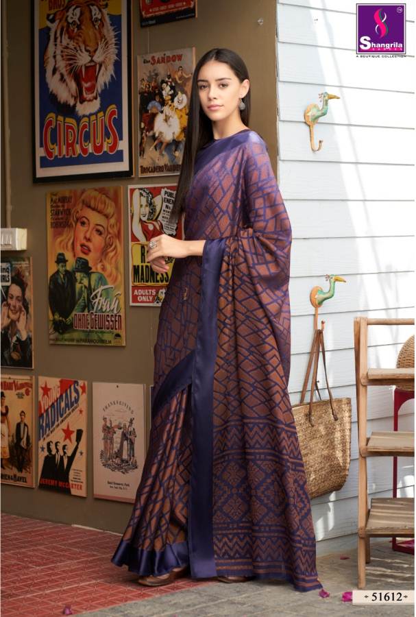 Shangrila By  The Royal Brasso 2 Pure Viscose Rich Look Saree Collection