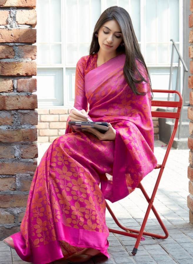 Shangrila By  The Royal Brasso 2 Pure Viscose Rich Look Saree Collection