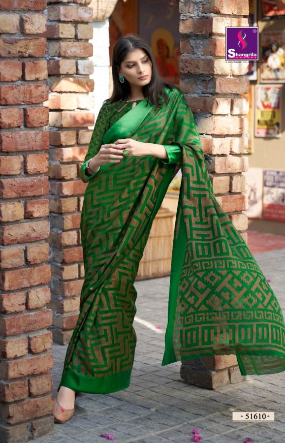 Shangrila By  The Royal Brasso 2 Pure Viscose Rich Look Saree Collection