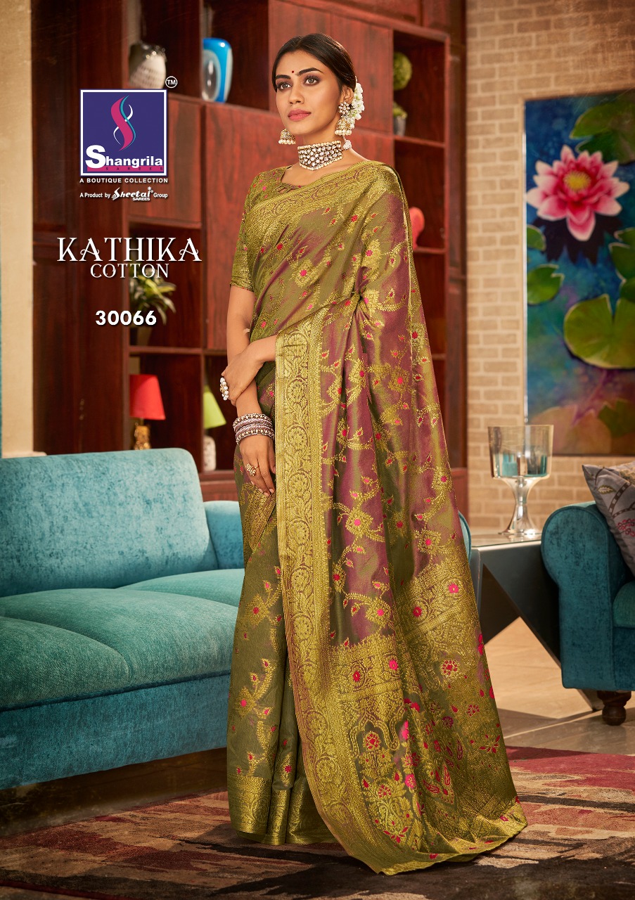 Shangrila  Present Kathika Soft Silk Sarees Catalogue